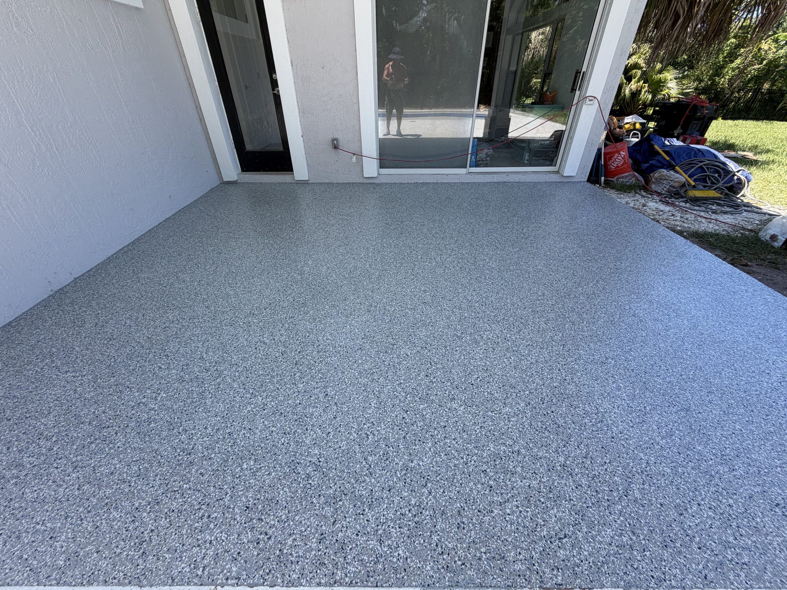 Patio and lanai concrete coating Florida